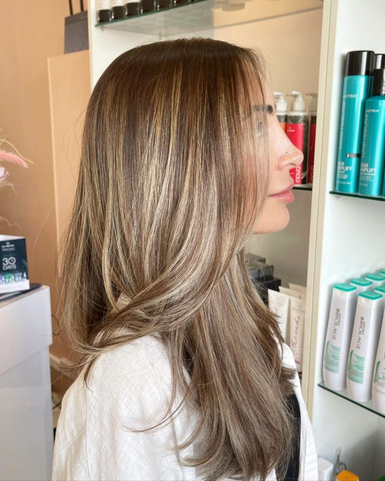 colour-balayage-cool-ash-toner-long-layered-cut-bouncy-blow-wave
